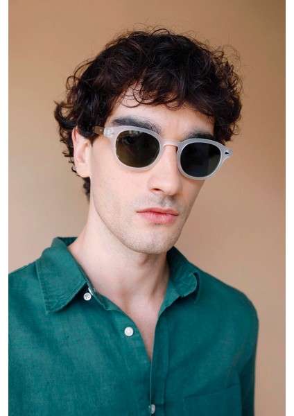 Ryan Matt Clear Green Erkek Güneş Gözlüğü modelleri