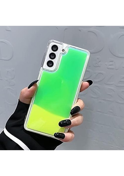 Samsung Galaxy S21 Için Sıvı Floresan Kılıf,luxury Fun Glow In The Darkness Quicksand Clear Soft Tpu Arka Kapak Aydınlık Darbeye Dayanıklı Koruyucu (Galaxy S21, Yeşil) (Yurt Dışından) fırsatları