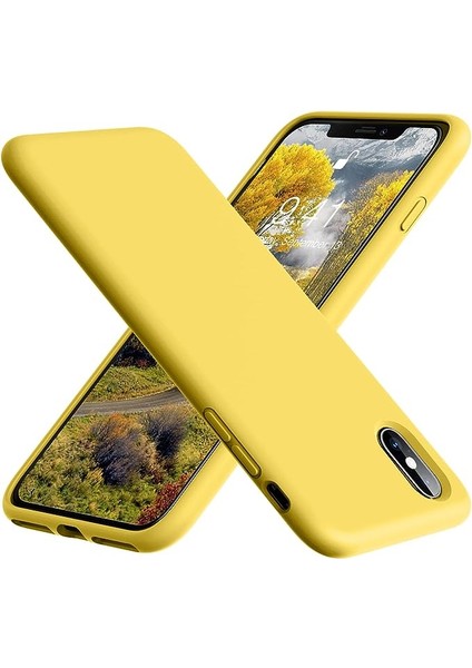 iPhone 6plus Kılıf, Yumuşak Sıvı Silikon, Ultra Ince Kauçuk, Tüm Vücut Koruması (Sarı) (Yurt Dışından)