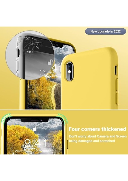 iPhone 6plus Kılıf, Yumuşak Sıvı Silikon, Ultra Ince Kauçuk, Tüm Vücut Koruması (Sarı) (Yurt Dışından) fiyatları