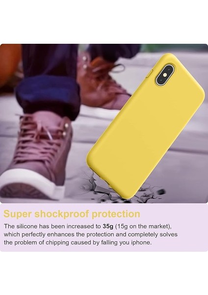 iPhone 6plus Kılıf, Yumuşak Sıvı Silikon, Ultra Ince Kauçuk, Tüm Vücut Koruması (Sarı) (Yurt Dışından) fırsatları