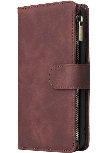 iPhone 13PRO Max Için Cüzdan Kılıf (6.7") , [rfıd Engelleme]kredi Kartı Yuvası Görüntüleme Standlı[darbeye Dayanıklı Tpu]iphone 13PRO Max ile Uyumlu Pu Deri Manyetik Koruyucu Kapak (Yurt Dışından)