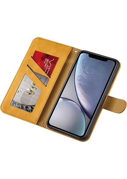 iPhone 11 Pro Telefon Kılıfı,kart Yuvalı Güzel Fil Aşk Kalp Karikatür Deseni,katlanır Stand,manyetik Kapak,iphone 11 Pro-Sarı ile Uyumlu (Yurt Dışından) fırsatları