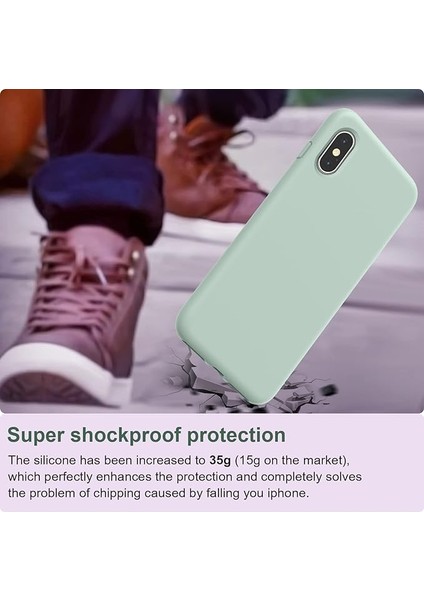 iPhone 6plus Kılıf, Yumuşak Sıvı Silikon, Ultra Ince Kauçuk, Tüm Vücut Koruması（açık Yeşil） (Yurt Dışından) indirimleri