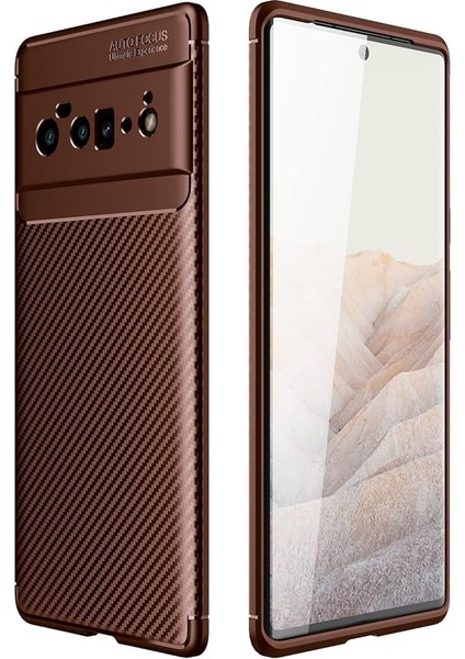Pixel 6 Pro Kılıf, Slim Fit Google Pixel 6 Pro Kılıf Yumuşak Tpu Kaymaz Çizilme Önleyici Koruyucu Telefon Tampon Kılıfı Google Pixel 6 Pro Için (Kahverengi) (Yurt Dışından)