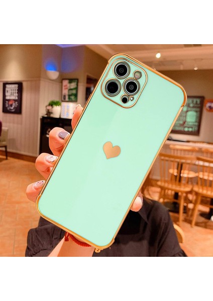 iPhone 13PROMAX Için Uyumlu, 6.7 Inç Kılıf Kaplama Aşk Kalp Telefon Kılıfı, Eğlenceli Sevimli Yan Küçük Desen Yumuşak Tpu Hava Yastığı Düşme Önleyici Darbeye Dayanıklı Kamera Koruy (Yurt Dışından) fırsatları