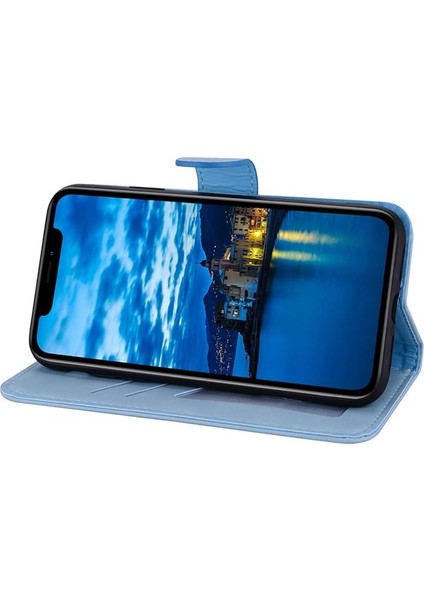 IPhone 11 Telefon Kılıfı, Kart Yuvalı Güzel Fil Aşk Kalp Karikatür Deseni, Katlanır Stand, Manyetik Kapak, iPhone 11-Mavi ile Uyumlu (Yurt Dışından) fırsatları