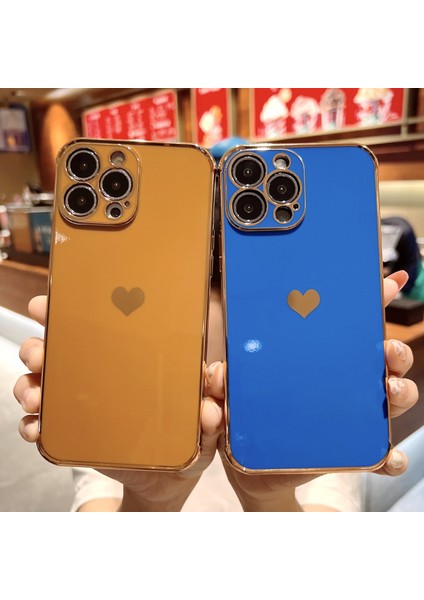 iPhone 12 Pro Max Kılıf ile Uyumlu Love Heart Kaplama Arka Kapak, iPhone 12 Pro Max Için Eğlenceli Sevimli Yan Küçük Desenli Yumuşak Tpu Darbeye Dayanıklı Kamera Koruyucu Elektroli (Yurt Dışından) fiyatları