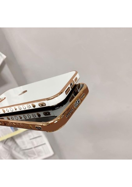 iPhone 12 Pro Max Kılıf ile Uyumlu Love Heart Kaplama Arka Kapak, iPhone 12 Pro Max Için Eğlenceli Sevimli Yan Küçük Desenli Yumuşak Tpu Darbeye Dayanıklı Kamera Koruyucu Elektroli (Yurt Dışından) fırsatları