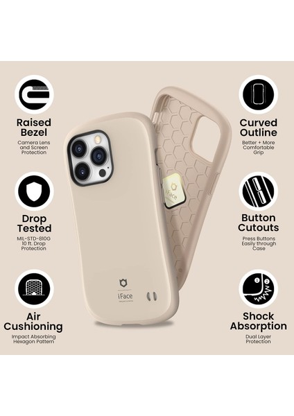 iPhone 12 Kılıf(6.1") Için Tasarlanmış Café Serisi – Sevimli Hibrit [sert Kabuk + Tampon] Darbeye Dayanıklı Telefon Kılıfı -Café Latte (Yurt Dışından) fırsatları