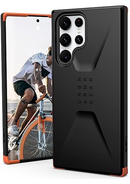 Samsung Galaxy S21 Için Tasarlandı Ultra Kılıf Siyah Şık Ultra Ince Şok Emici Sivil Koruyucu Kapak, [6,8 Inç Ekran] (Yurt Dışından)