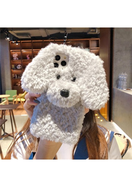 iPhone 13 Pro ile Uyumlu Kürklü Kılıf Sevimli Taklit Kürk Peluş Kabarık Telefon Kılıfı Kızlar Kadınlar Için Silikon Darbeye Dayanıklı Tampon Yumuşak Arka Kılıf Kapak iPhone 13 Pro (Yurt Dışından) modelleri