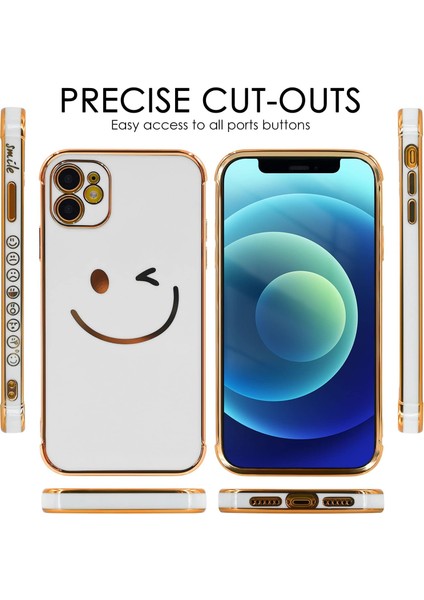 iPhone 13MINI Kılıf Için Tasarlandı - iPhone 13MINI Için Gülen Yüz Baskı Desenli Kamera Lensi Korumalı ve Yükseltilmiş Güçlendirilmiş Köşeler Tamponlu Yumuşak Tpu Telefon Kılıfı (Yurt Dışından) fiyatları