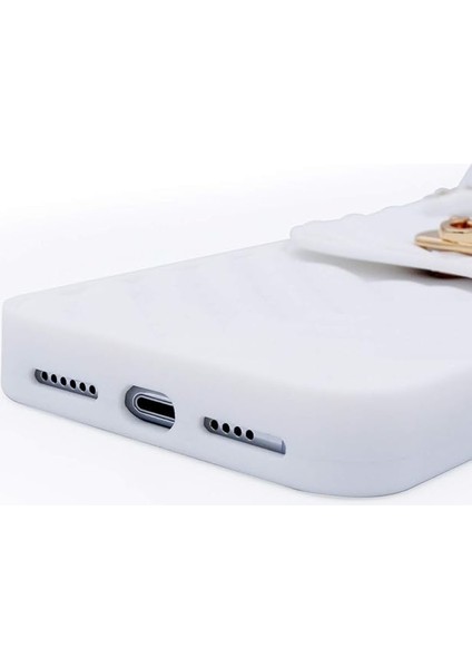 Iphone6 / 7 / 8 / Se2 Cüzdan Cep Telefonu Kılıfı Boyunlu ve Haberci Zincirli Kredi Kartı Yuvası Kız Kadın Silikon Darbeye Dayanıklı Cep Telefonu Kılıfı （beyaz） (Yurt Dışından) modelleri