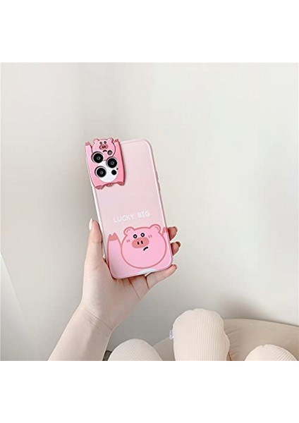 Kız Kadın Süper Sevimli Kamera Desenli Karikatür Hayvan Pembe Piggy Yumuşak Tpu Silikon Kauçuk Telefon Kılıfı, iPhone Için Kawaii Şanslı Domuz , Tüm Vücut Koruması --Iphone 11 Pro| (Yurt Dışından) fiyatları
