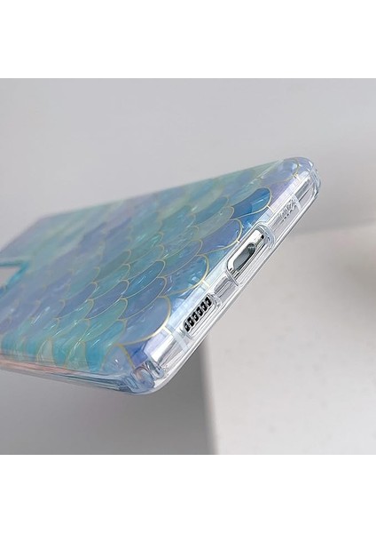 Samsung Galaxy S22 Ultra 5g ile Uyumlu 6.8 Inç Kılıf Lüks Elektroliz Denizkızı Balık Terazi Telefon Kılıfı Gradyan Kadınlar Için Yumuşak Parlak Darbeye Dayanıklı Kapak Tampon (Yurt Dışından) fiyatları