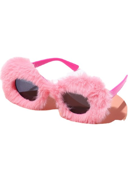 Kabarık Y2k Ifadeli Kedi Gözü Güneş Gözlüğü (Yurt Dışından)