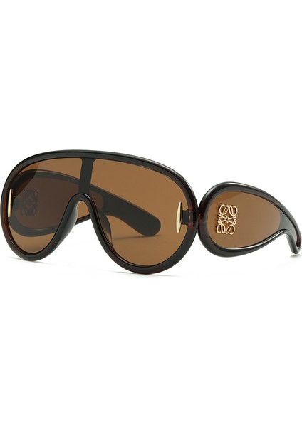 Kanat Şeklinde Tek Parça Güneş Gözlüğü (Yurt Dışından)