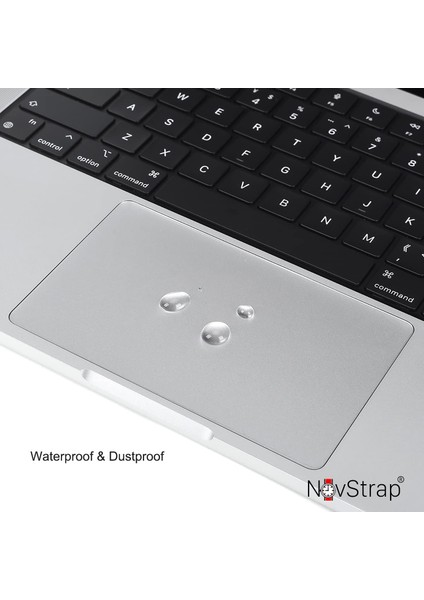 Novstrap Apple Macbook Air 13 Inç A1466 A1502 A1398 A1369 A1465 ile Uyumlu Trackpad Koruyucu Film