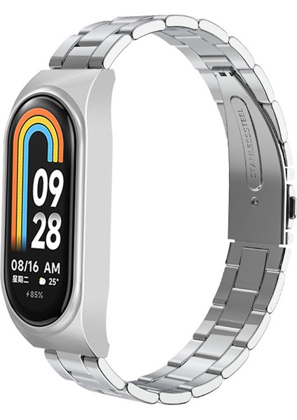 Xiaomi Mi Band 8 Metal Kayış (Yurt Dışından)