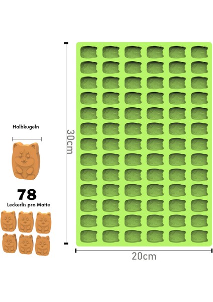 Karikatür Hayvan Silikon Pişirme Kalıbı (Yurt Dışından)