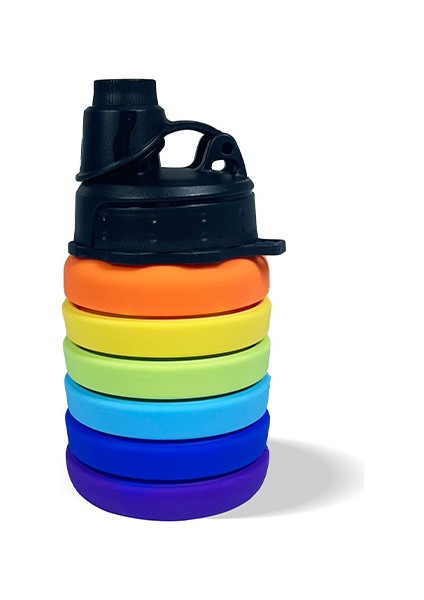 Açık Seyahat Katlanır Silikon Su Bardağı (Yurt Dışından)