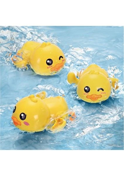 Bebek Banyo Oyuncakları Çocuk Su Ördek Bebek Ördek Banyo Yüzme Oyuncakları Erkek ve Kız (Yurt Dışından)