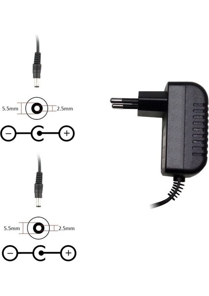 Efekt Pedal Için 10V-17V 370MA-500MA (0.37A-0.5A) Adaptör - Şarj Aleti