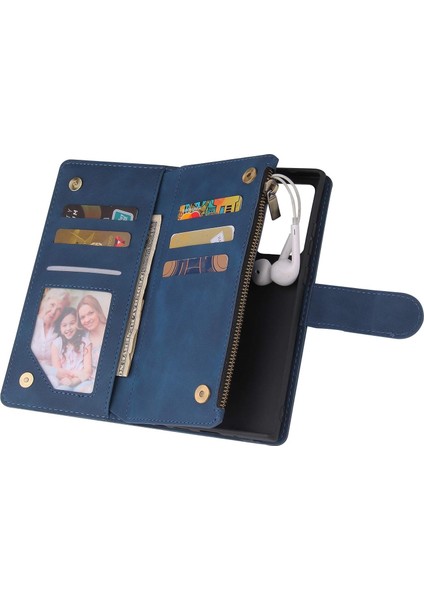 Samsung Galaxy Note 20 Ultra Cüzdan Kılıf ile Uyumlu Gaxaly Notes 20ULTRA Mavi Için Temperli Telefon Kılıfları (Yurt Dışından) fırsatları