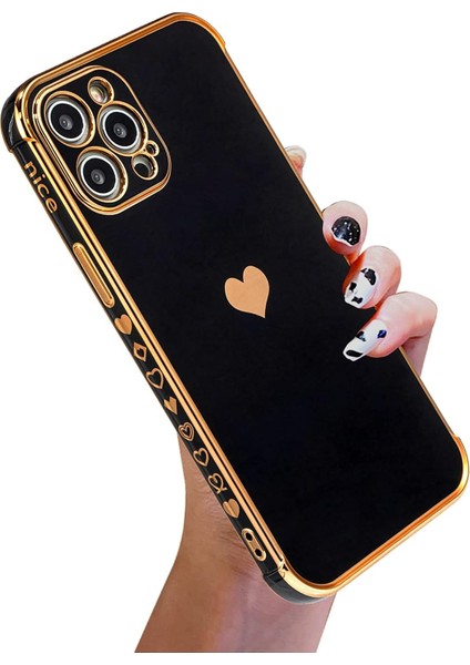 iPhone 11 Için Uyumlu, 6.1 Inç Kılıf Kaplama Aşk Kalp Telefon Kılıfı, Eğlenceli Sevimli Yan Küçük Desen Yumuşak Tpu Hava Yastığı Düşme Önleyici Darbeye Dayanıklı Kamera Koruyucu El (Yurt Dışından)