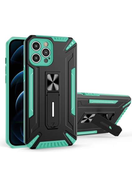 iPhone 12 Pro Max K?l?f I?in, Hd Ekran Koruyucu Halka Darbeye Dayan?kl? Silikon Telefon K?l?f? (Ye?il) (Yurt Dışından)