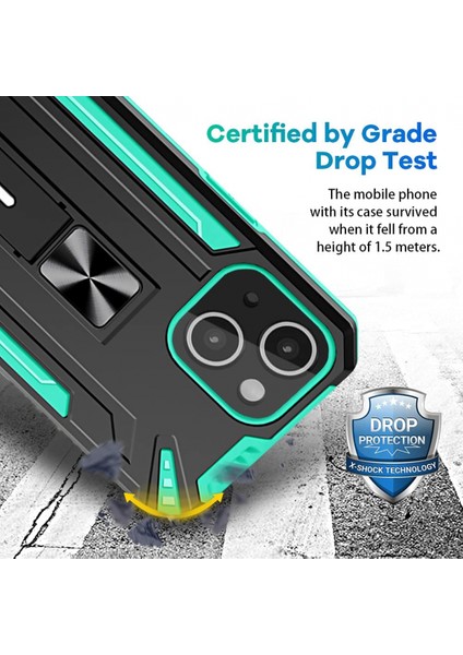 iPhone 12 Pro Max K?l?f I?in, Hd Ekran Koruyucu Halka Darbeye Dayan?kl? Silikon Telefon K?l?f? (Ye?il) (Yurt Dışından) fiyatları