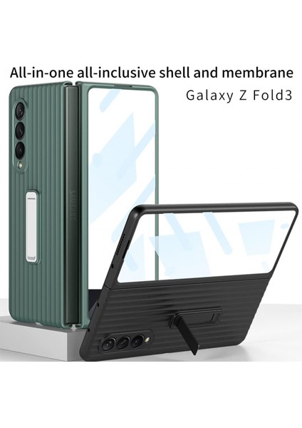 Samsung Galaxy Z Için Katlama 3 Kılıf, Ince Çanta Kılıfı ve Film Hepsi Bir Arada Manyetik Standlı Kılıf (Siyah) (Yurt Dışından) modelleri