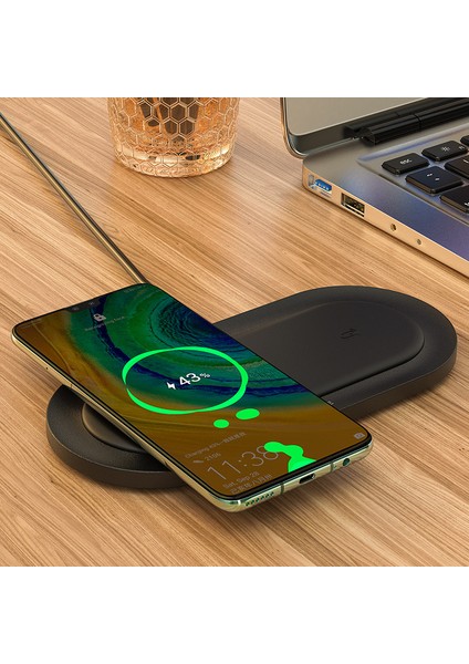 Borofone Bq7 Kablosuz Hızlı Şarj Masaüstü 10W Apple Type-C Cep Telefonu Için Uygun Kablosuz Çift Şarj Cihazı (Yurt Dışından) fiyatları