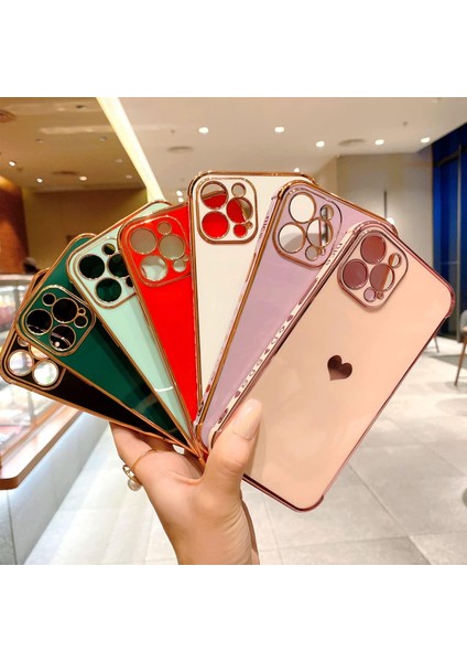 iPhone 11MINI 5.4 Inç Kılıf Kaplama Aşk Kalp Telefon Kılıfı Için Uyumlu, Eğlenceli Sevimli Yan Küçük Desen Yumuşak Tpu Hava Yastığı Düşme Önleyici Darbeye Dayanıklı Kamera Koruyucu (Yurt Dışından)