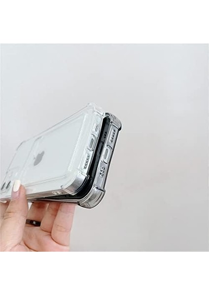 iPhone 11 Kılıfı, iPhone 11 6.1 Inç Için Yükseltme Şeffaf Kart Kılıfı, Slim Fit Ince Koruyucu Yumuşak Tpu Darbe Emici Cüzdan Kılıf ve Kart Tutucu - Siyah (Yurt Dışından) modelleri