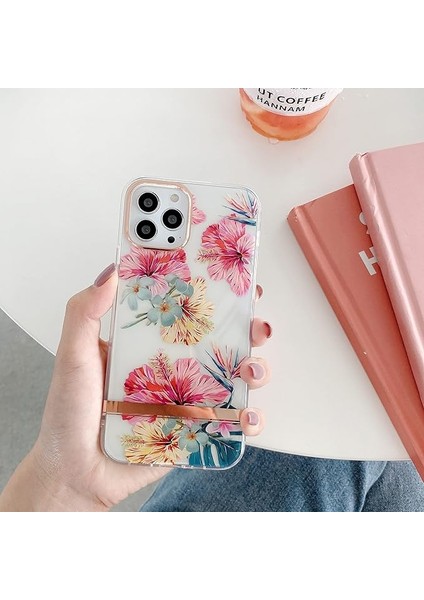 iPhone 13 Için Tasarlanmış Çiçek Desenli Kılıf Promax 6.7 Inç , Kadın Kızlar Için Şeffaf Tasarım, Koruyucu Sert Kapak Darbeye Dayanıklı Slim Fit Çiçek Telefon Kılıfı (Hibiscus) (Yurt Dışından) fiyatları