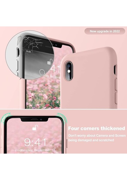iPhone 6plus Kılıf, Yumuşak Sıvı Silikon, Ultra Ince Kauçuk, Tüm Vücut Koruması (Pembe) (Yurt Dışından) fiyatları