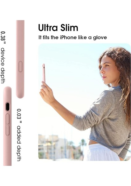 iPhone 6plus Kılıf, Yumuşak Sıvı Silikon, Ultra Ince Kauçuk, Tüm Vücut Koruması (Pembe) (Yurt Dışından) fırsatları