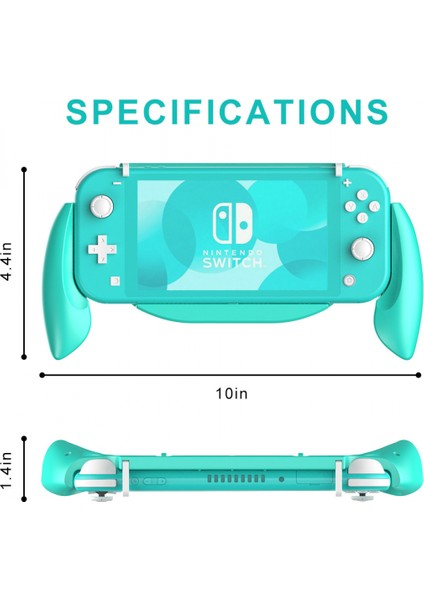 Switch Lite Için El Kavrama Çantası, Standlı Switch Lite Grip Oyun Saklama Kutusu Destekli Ergonomik Konforlu Kulplar Hızlı USB Şarj Koruyucu Kılıf Kiti (Yurt Dışından) fiyatları