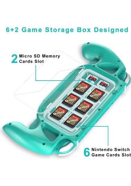 Switch Lite Için El Kavrama Çantası, Standlı Switch Lite Grip Oyun Saklama Kutusu Destekli Ergonomik Konforlu Kulplar Hızlı USB Şarj Koruyucu Kılıf Kiti (Yurt Dışından) fırsatları