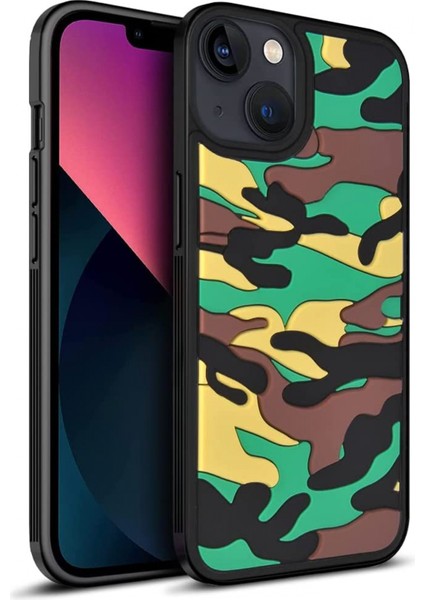 Ba?vurmak K?l?f iPhone 13 , Kamuflaj Ultra ?nce Yumu?ak Darbeye Dayan?kl? Tpu Tampon Moda Anti Güz Koruyucu Kapak iPhone 13 -Ye?il (Yurt Dışından) fırsatları