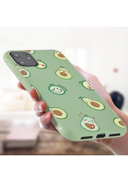 Açık Yeşil Telefon Kılıfı Kapak Güzel Sevimli Komik Karikatür Avovado Bebek Telefonu Kılıfı Tampon Avokado Yeşil Koruyucu Kabuk iPhone Için Uyumlu --- iPhone 6 / 6s||avokado (Yurt Dışından)