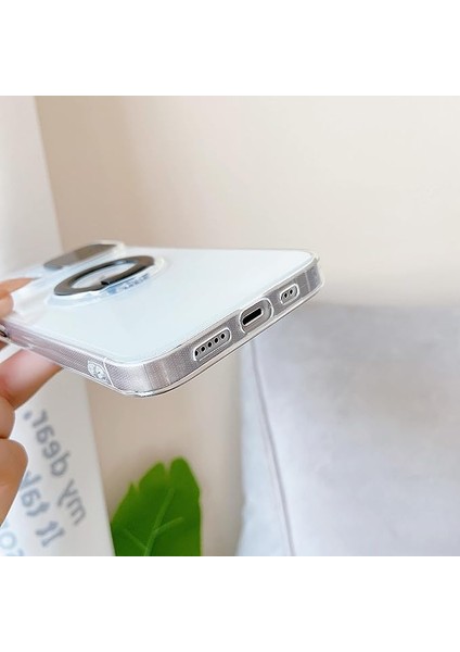 Candy Color Halka Tutucu Slide Lens Kamera Kapağı Koruması Şeffaf Yumuşak iPhone Kılıfı (Mor, iPhone 13 Pro Max) (Yurt Dışından) modelleri