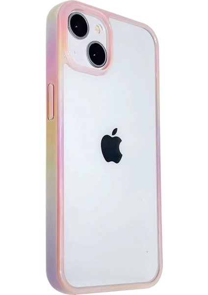 IPHONE12PROMAX, Aurora Gradient Ağır Hizmet Darbeye Dayanıklı Telefon Kılıfı (Pembe) ile Uyumlu (Yurt Dışından)