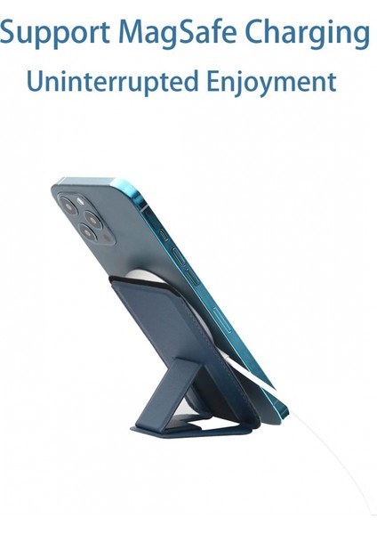 Cep Telefonu Sehpası,2'si 1 Arada Manyetik Deri Cüzdan Telefon Sehpası,katlanabilir Kart Tutucu,ayarlanabilir Görüş Açıları ve Yeniden Kullanılabilir Yapışkan,tutulabilen Ince Tasa (Yurt Dışından) fırsatları