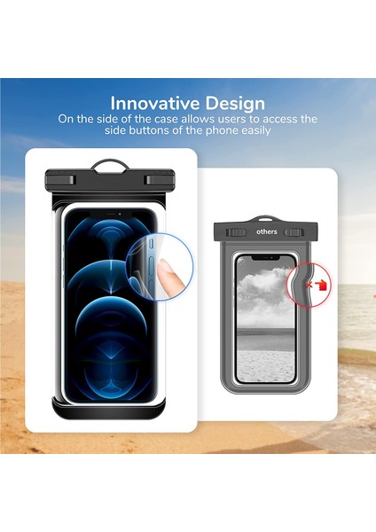 Syncwire Su Geçirmez Telefon Kılıfı, 2 Paket Ipx8 Evrensel Su Geçirmez Kılıf Sualtı Kuru Çanta iPhone ile Uyumlu 13 12 Pro Max Se2 11 Pro Xr x 8 7 6s Plus Galaxy S21 S10 Note 10 Go (Yurt Dışından) fırsatları