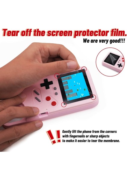 iPhone Için Oyun Konsolu Kılıfı, 36 Küçük Oyunlu Retro Koruyucu Kapaklı Kendi Kendine Çalışan Kılıf, Tam Renkli Ekran, iPhone 12PROMAX Için Darbeye Dayanıklı Video Oyunu Kılıfı (Yurt Dışından) modelleri