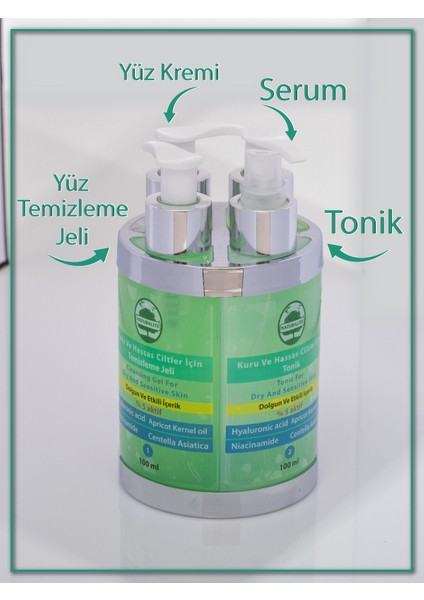 Kuru ve Hassas Ciltler İçin Yüz Bakım Seti