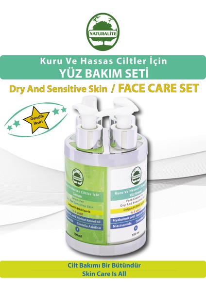 Kuru ve Hassas Ciltler İçin Yüz Bakım Seti